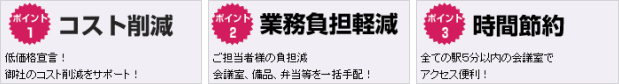 貸会議室のポイント